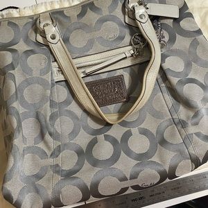 Silver Coach purse